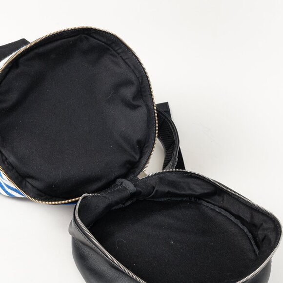 Want Les Essentiels Blue and White Striped Backpack - Picture 15 of 15